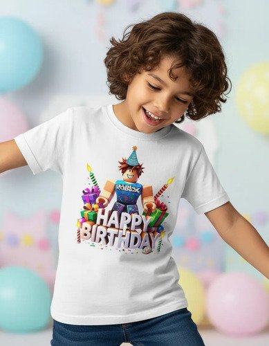 Playera De Roblox De Cumpleaños