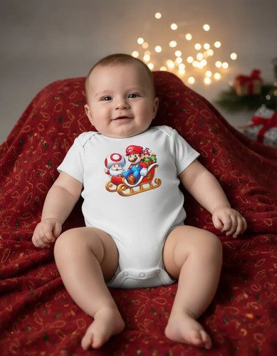 D_745232-MLM94380323864_102025-O.jpg Pañalero Navidad Mario Bros Trineo De Santa