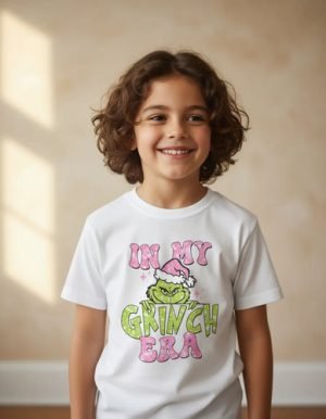 Playera Infantil Navideña En Mi Era De Grinch