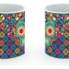 Taza De Calaveras Día De Muertos Ceramica