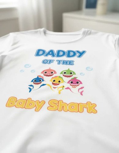 Combo 2 Playeras Unisex + 1 Playera Infantil De Baby Shark