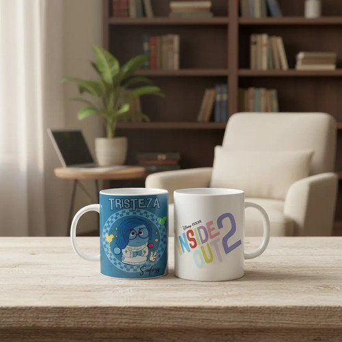 Taza Intensamente 2 De Cerámica 325 Ml.