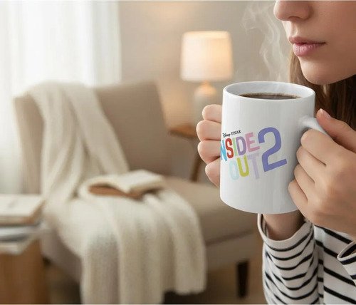 Taza Intensamente 2 De Cerámica 325 Ml.