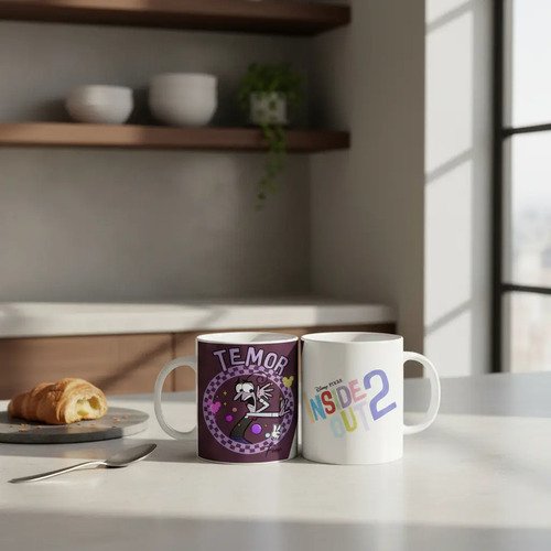 Taza Intensamente 2 De Cerámica 325 Ml.