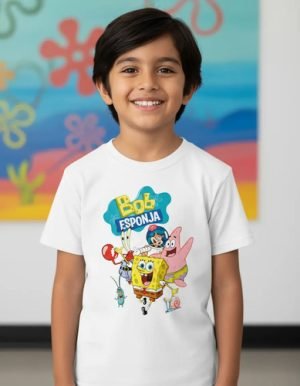 Playera Infantil De Bob Esponja Y Amigos