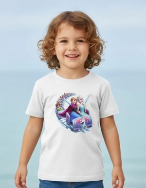 D_766075-MLM95168541362_102025-O.jpg Playera Frozen Hermanas Elsa Y Anna Diseño Infantil