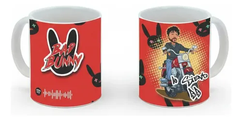 Taza De Bad Bunny Varios Diseños Bonitos