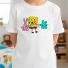 Playera Infantil Bob Esponja Pesas Gym