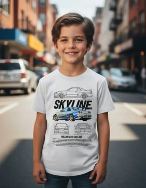Playera Rapido Y Furioso Skyline Gtr R34 Infantil