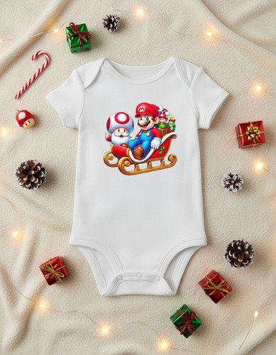 D_773760-MLM94810938843_102025-O.jpg Pañalero Navidad Mario Bros Trineo De Santa
