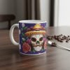 Taza De Calaveras Día De Muertos Ceramica