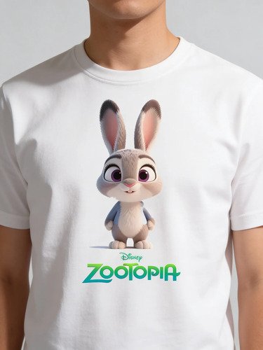 D_783506-MLM109067508382_042026-O.jpg Playera De Zootopia Para Niña Niño