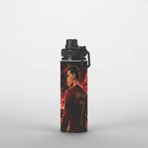 Botella De Agua 750ml Aluminio - Cristiano Ronaldo Y Messi