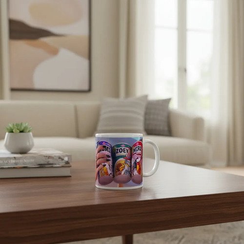D_785760-MLM91839230775_092025-O.jpg Taza Huntrix Las Guerreras K-pop