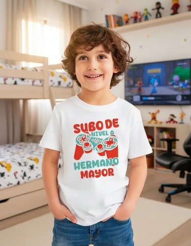 D_785908-MLM91955537060_092025-O.jpg Playera Subo De Nivel A Hermano Mayor