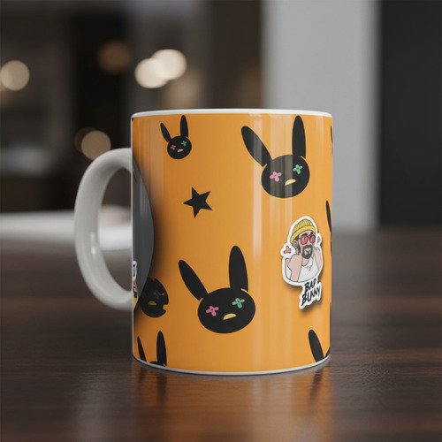 Taza De Bad Bunny Varios Diseños Bonitos