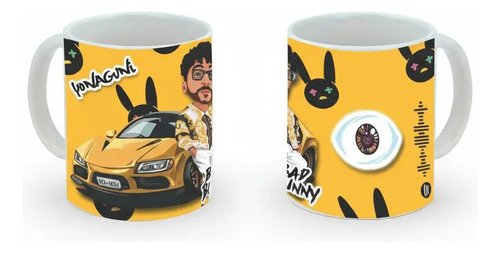 Taza De Bad Bunny Varios Diseños Bonitos