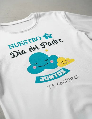 Kit Playera Y Pañalero Nuestro Primer Día Del Padre