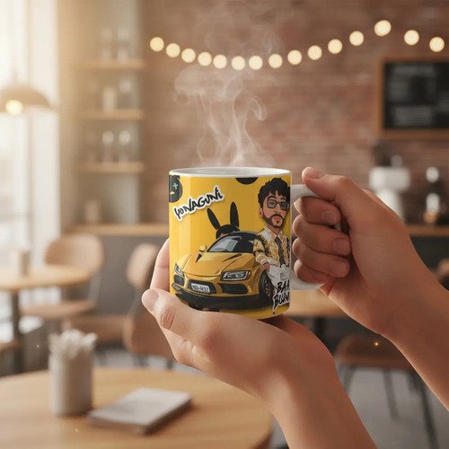 Taza De Bad Bunny Varios Diseños Bonitos