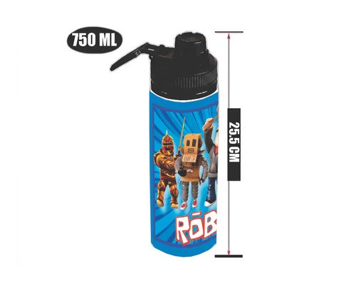 D_809011-MLM112739418044_062026-O.jpg Botella De Agua 750 Ml Aluminio - Roblox