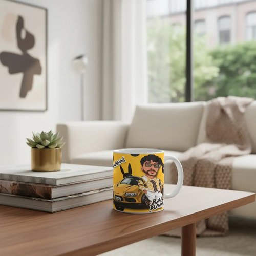 Taza De Bad Bunny Varios Diseños Bonitos