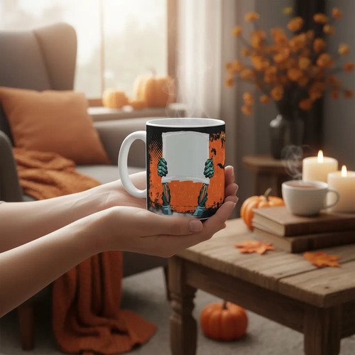 Taza Personalizada De Halloween Con Tu Foto
