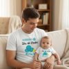 Kit Playera Y Pañalero Nuestro Primer Día Del Padre