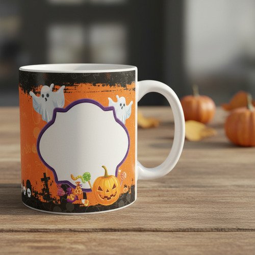 Taza Personalizada De Halloween Con Tu Foto