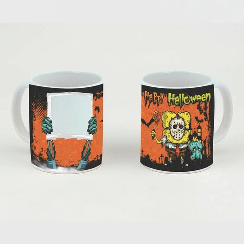 Taza Personalizada De Halloween Con Tu Foto