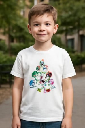 Playera Infantil Intensamente Navidad