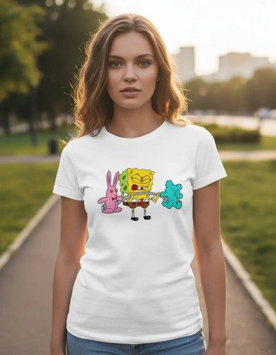 D_836076-MLM93670505970_102025-O.jpg Playera Bob Sponja Gym Pesas