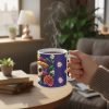 Taza De Calaveras Día De Muertos Ceramica