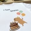 D_857077-MLM92359636321_092025-O.jpg Playera Infantil De Capibara Happy Birthday