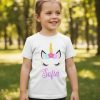 Playera De Unicornio Personalizada Infantil