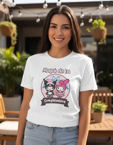 Combo 2 Playeras Unisex Y 1 Playera Infantil Kuromi