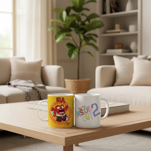 Taza Intensamente 2 De Cerámica 325 Ml.