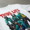 D_870569-MLM94706563405_102025-O.webp Playera De Terror Para Halloween Unisex Thug Life Colección