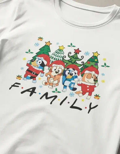 D_876889-MLM98200584706_112025-O.webp Duo De Playeras Unisex Navidad Bluey Family Friends