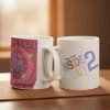 Taza Intensamente 2 De Cerámica 325 Ml.