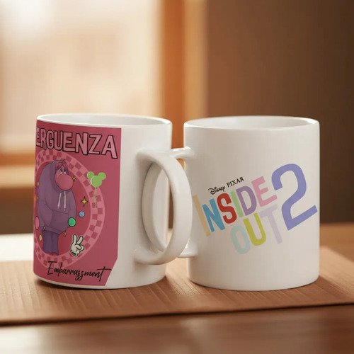 Taza Intensamente 2 De Cerámica 325 Ml.