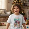 Playera Navideña Demon Hunters Huntrix Infantil Blanca