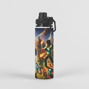 Botella De Agua 750 Ml Aluminio - Minecraft