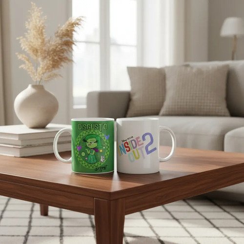 Taza Intensamente 2 De Cerámica 325 Ml.