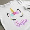 Playera De Unicornio Personalizada Infantil