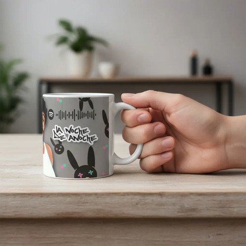 Taza De Bad Bunny Varios Diseños Bonitos