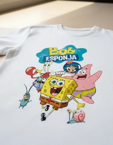 Playera Infantil De Bob Esponja Y Amigos