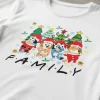 Playera Navidad Bluey Family Friends Infantil