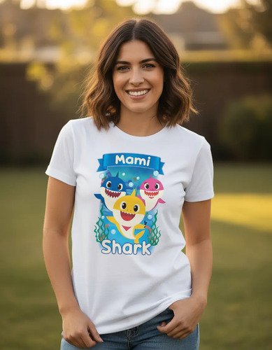 Combo 2 Playeras Unisex + 1 Playera Infantil De Baby Shark