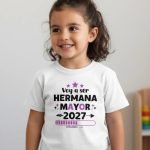 Playera Voy A Ser Hermana Mayor