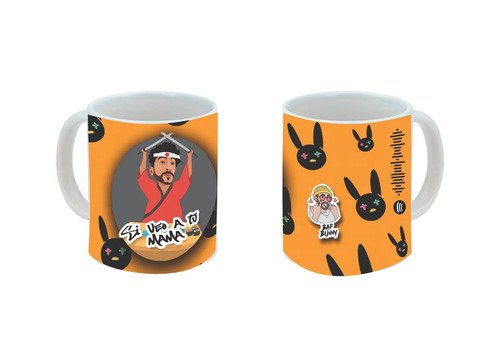 Taza De Bad Bunny Varios Diseños Bonitos